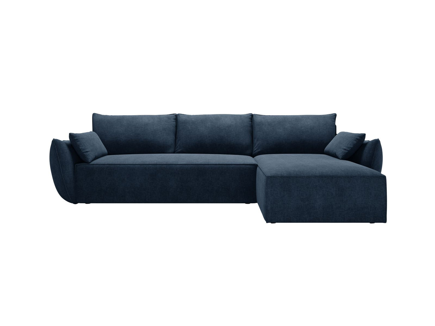 Kaelle Corner Sofa With Bed Function And Box, 4 Seats, 252x165 cm — Royal Blue / Right