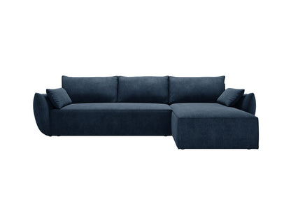 Kaelle Corner Sofa With Bed Function And Box, 4 Seats, 252x165 cm — Royal Blue / Right