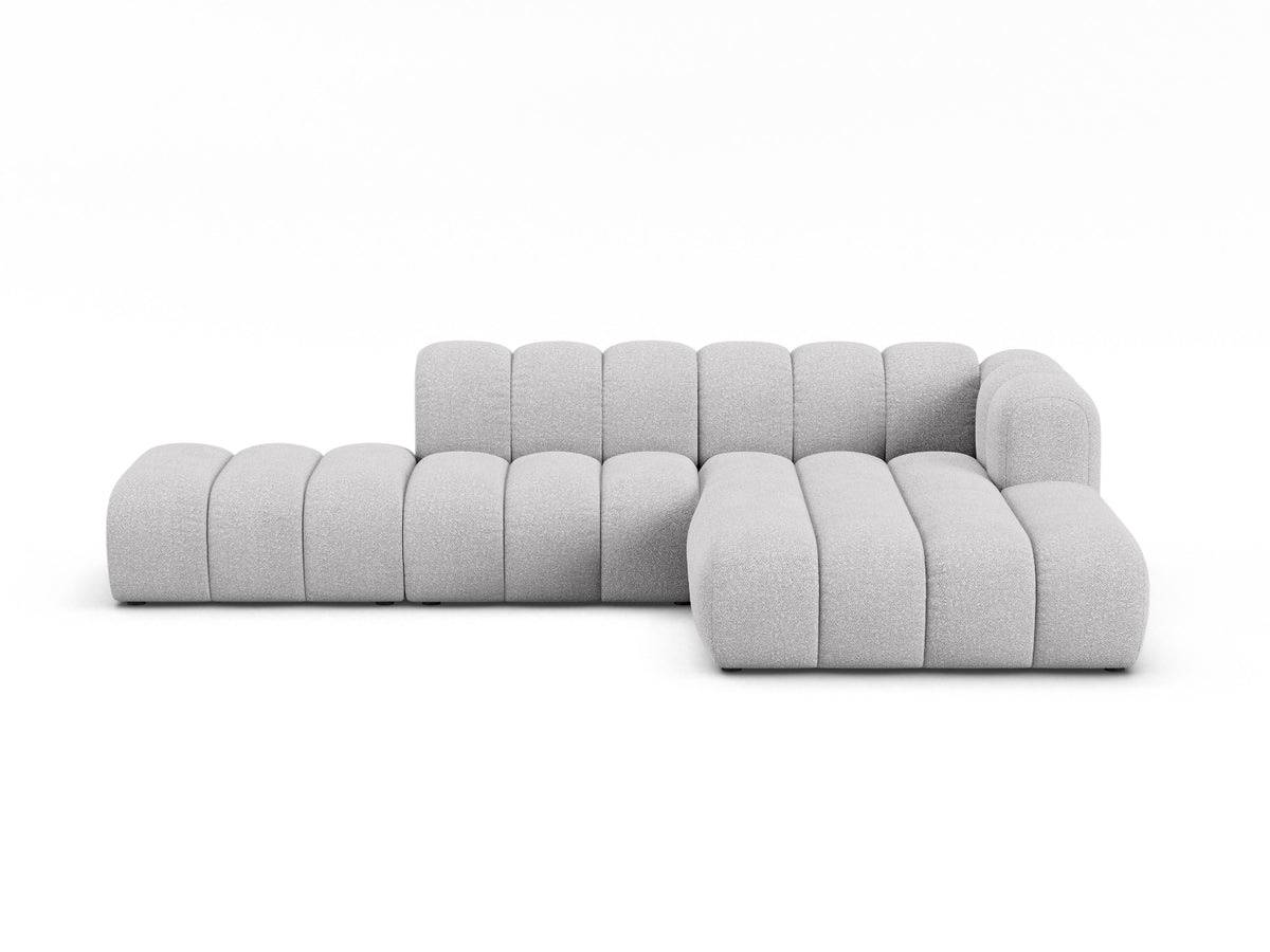 Lupine Modular Open Corner Sofa, 5 Seats, 299x177 cm — Light Grey / Right