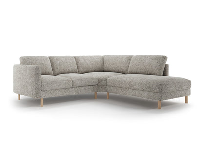 Eden Corner Sofa, 4 Seats, 267x234 cm — Beige Melange / Right