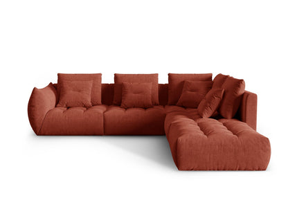Bloom Modular Corner Sofa, 4 Seats, 316x307 cm — Auburn / Right