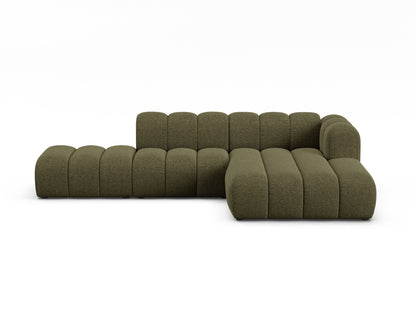 Lupine Modular Open Corner Sofa, 5 Seats, 299x177 cm — Green / Right