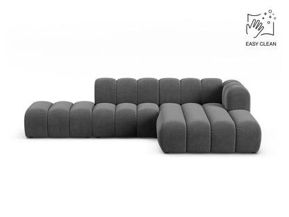 Lupine Modular Open Corner Sofa, 5 Seats, 299x177 cm — Grey / Right