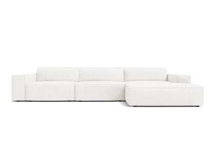 Jodie Corner Sofa, 4 Seats, 284x162 cm — White / Right