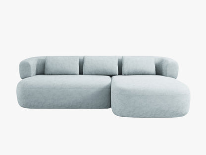 Jenny Corner Sofa, 5 Seats, 225x145 cm — Light Blue / Right