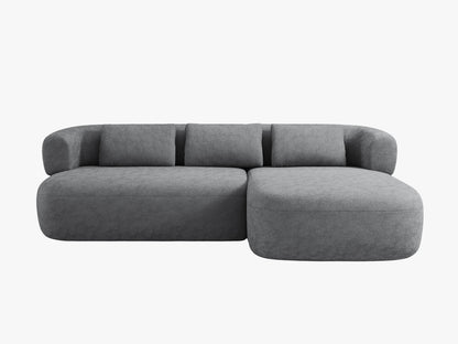 Jenny Corner Sofa, 5 Seats, 225x145 cm — Dark Grey / Right