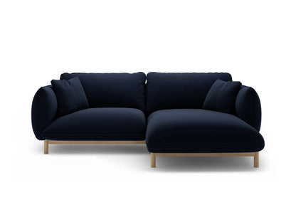 Ada Corner Sofa, 3 Seats, 220x179 cm — Royal Blue / Right