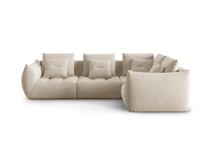Bloom Modular Corner Sofa, 3 Seats, 316x222 cm — Light Beige / Right