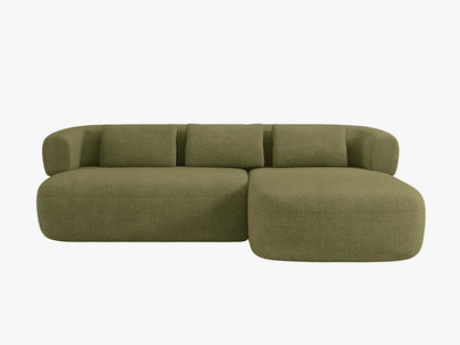 Jenny Corner Sofa, 5 Seats, 225x145 cm — Green / Right