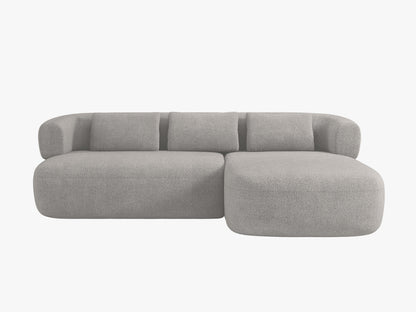 Jenny Corner Sofa, 5 Seats, 225x145 cm — Light Grey / Right