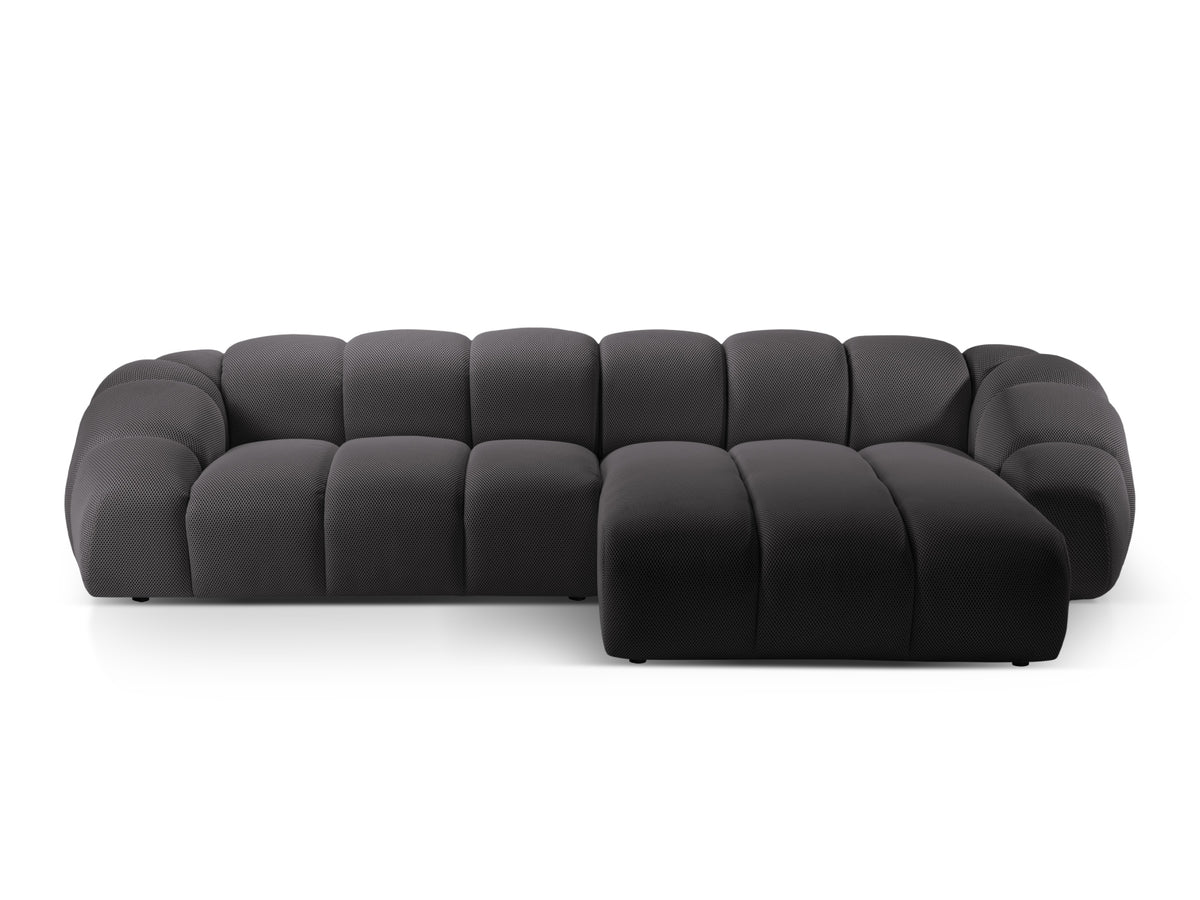 Diana Corner Sofa, 4 Seats, 334x182 cm — Espresso / Right