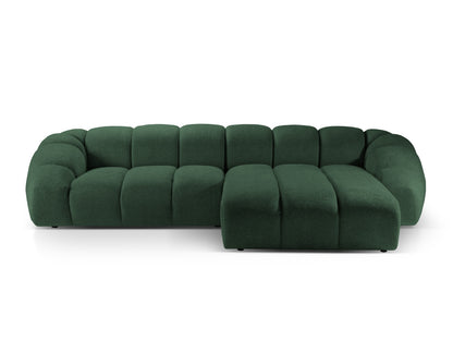 Diana Corner Sofa, 4 Seats, 334x182 cm — Green / Right