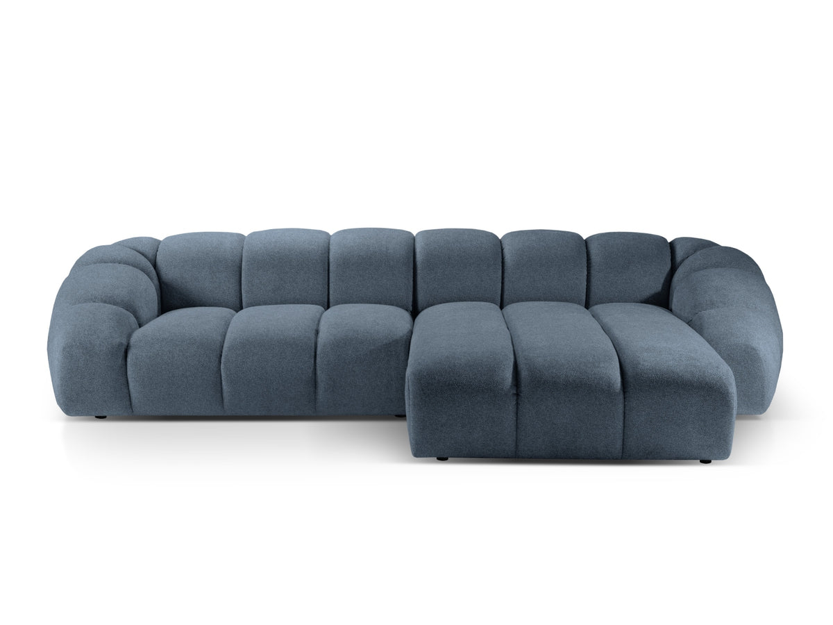 Diana Corner Sofa, 4 Seats, 334x182 cm — Blue Jeans / Right