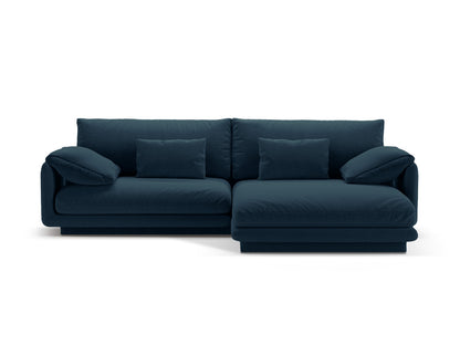 Torino Corner Sofa, 4 Seats, 250x170 cm — Navy Blue / Right