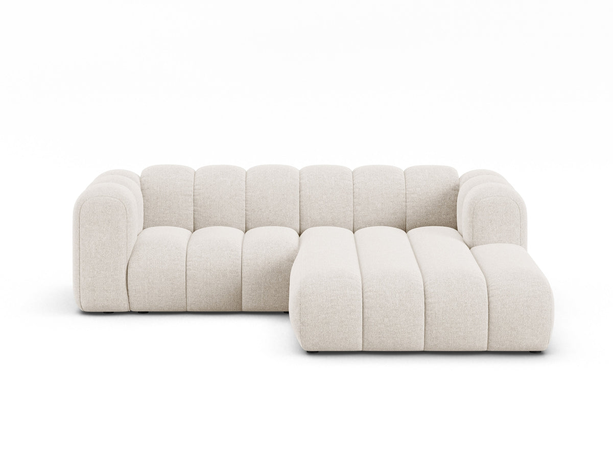 Lupine Modular Corner Sofa, 3 Seats, 230x177 cm — Light Beige / Right