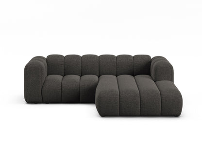 Lupine Modular Corner Sofa, 3 Seats, 230x177 cm — Dark Grey / Right