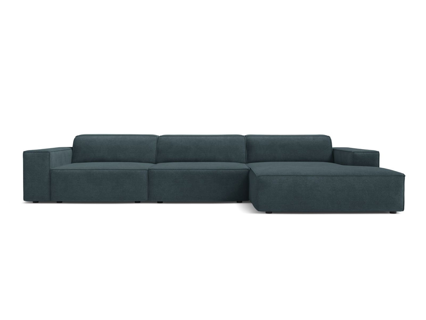 Jodie Modular Corner Sofa, 4 Seats, 284x162 cm — Deep Petrol / Right