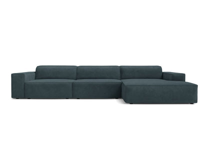 Jodie Modular Corner Sofa, 4 Seats, 284x162 cm — Deep Petrol / Right