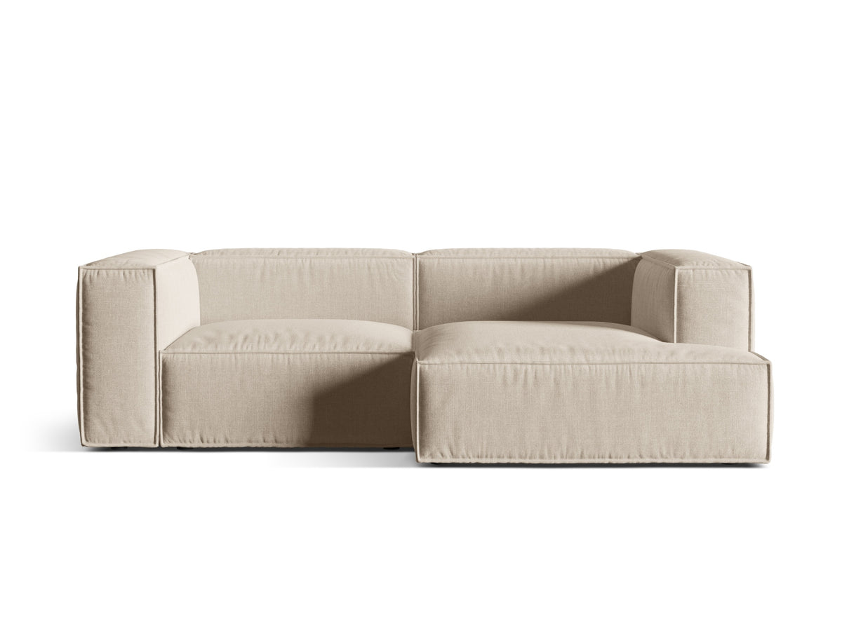 Nuria Modular Corner Sofa, 3 Seats, 252x147 cm — Beige / Right