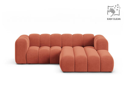 Lupine Modular Corner Sofa, 3 Seats, 230x177 cm — Coral / Right