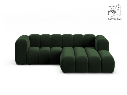 Lupine Modular Corner Sofa, 3 Seats, 230x177 cm — Bottle Green / Right