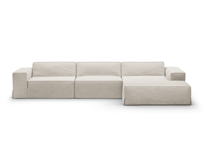Jodie Modular Corner Sofa, 4 Seats, 284x162 cm — Natural / Right