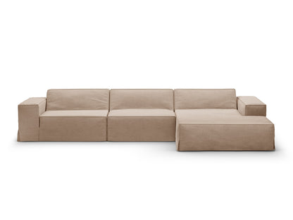 Jodie Modular Corner Sofa, 4 Seats, 284x162 cm — Sand / Right