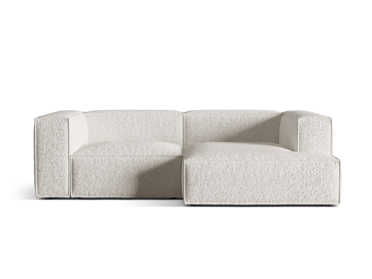 Nuria Modular Corner Sofa, 3 Seats, 252x147 cm — Grey Beige Melange / Right