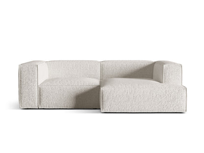 Nuria Modular Corner Sofa, 3 Seats, 252x147 cm — Grey Beige Melange / Right
