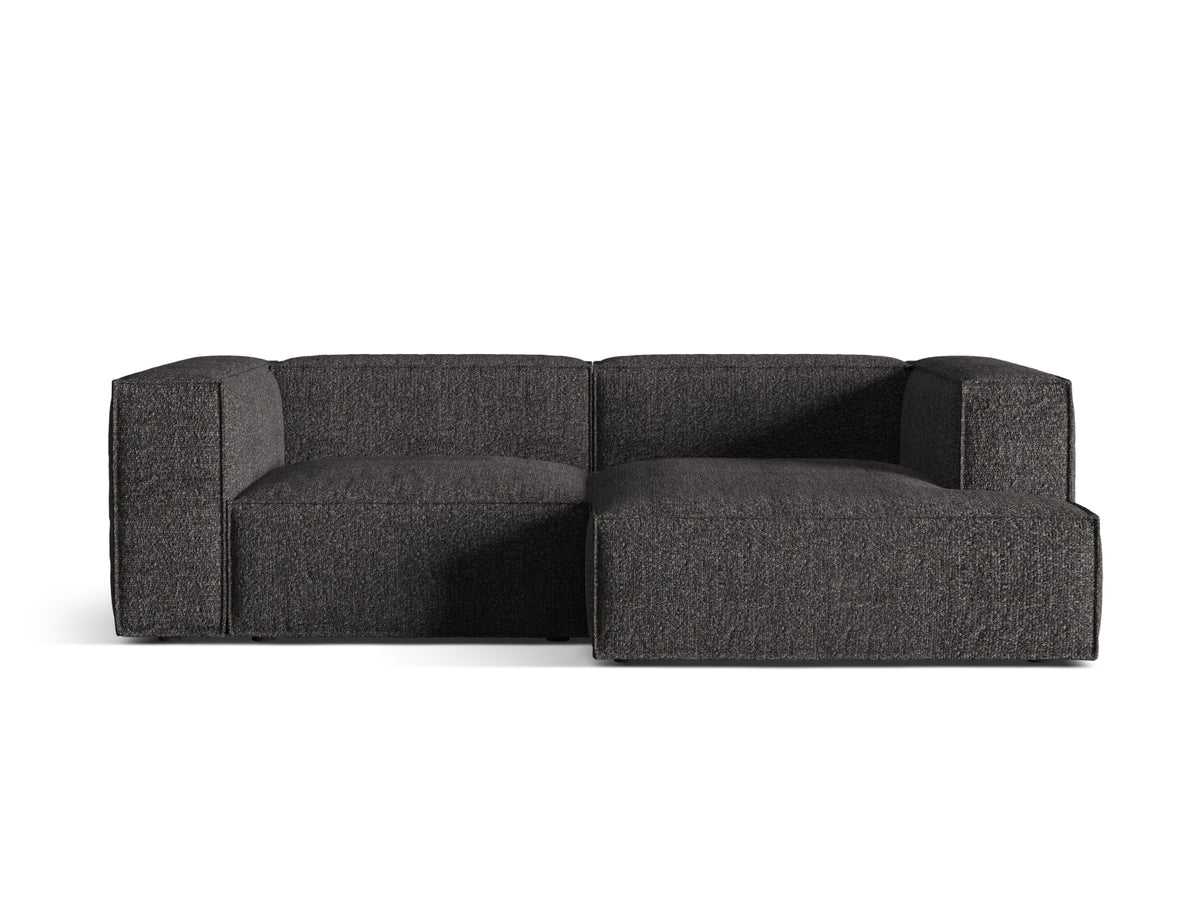 Nuria Modular Corner Sofa, 3 Seats, 252x147 cm — Anthracite / Right