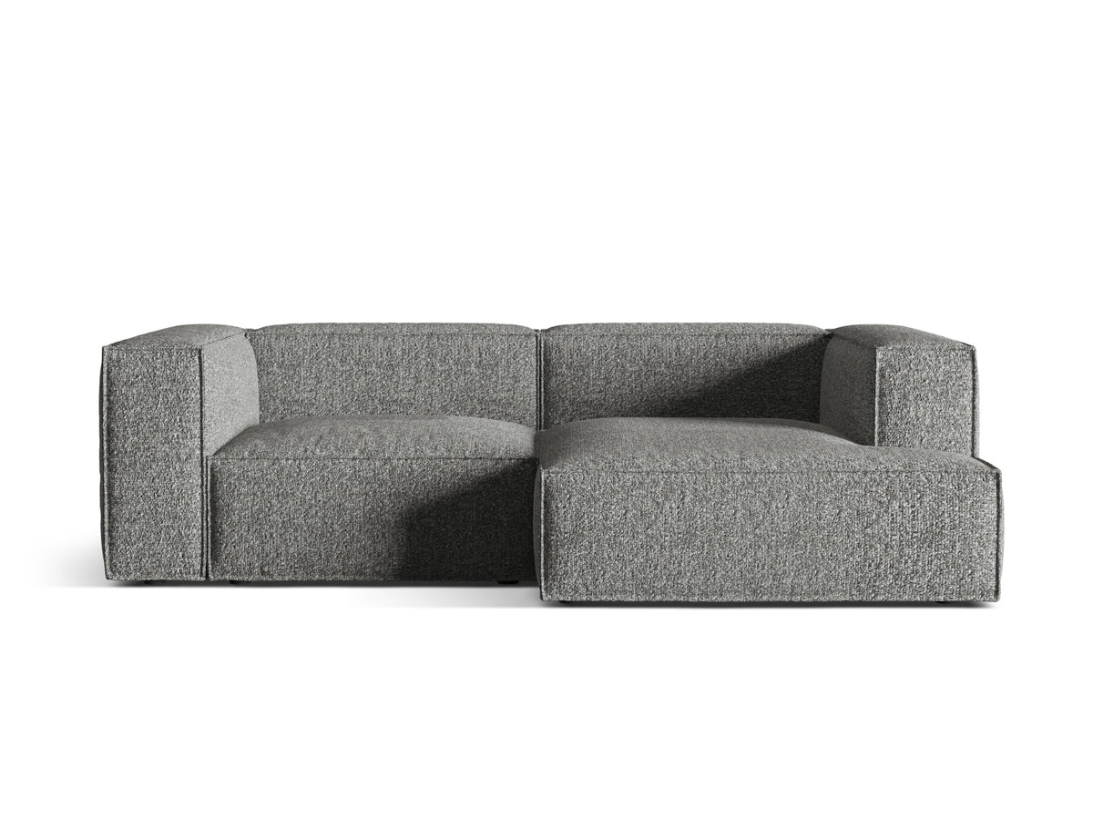 Nuria Modular Corner Sofa, 3 Seats, 252x147 cm — Graphite / Right