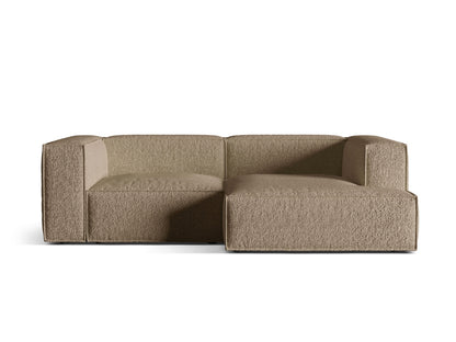 Nuria Modular Corner Sofa, 3 Seats, 252x147 cm — Cappuccino / Right