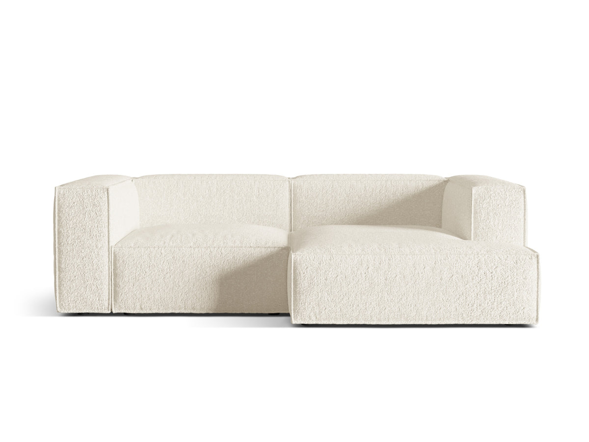 Nuria Modular Corner Sofa, 3 Seats, 252x147 cm — Ivory / Right