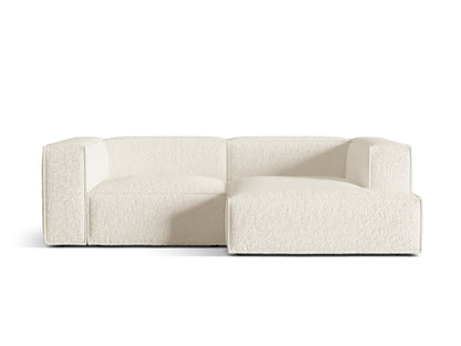 Nuria Modular Corner Sofa, 3 Seats, 252x147 cm — Ivory / Right