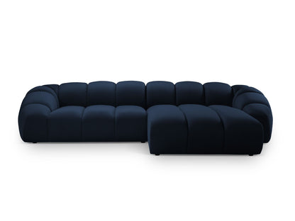 Diana Corner Sofa, 4 Seats, 334x182 cm — Royal Blue / Right