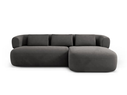 Jenny Corner Sofa, 5 Seats, 225x145 cm — Dark Grey / Right