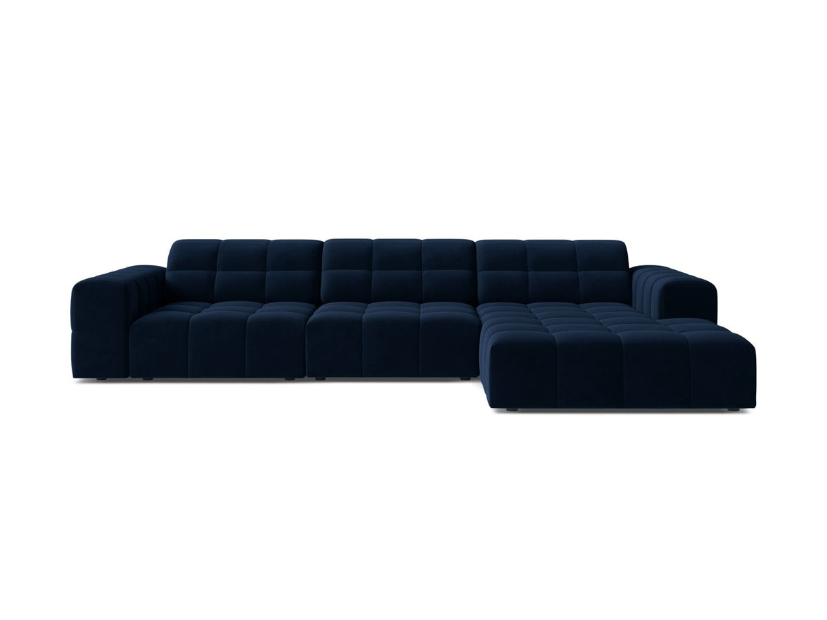 Jennifer Corner Sofa, 4 Seats, 294x167 cm — Royal Blue / Right