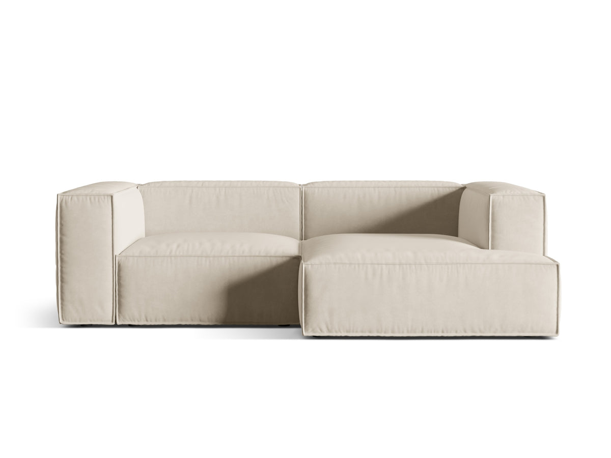 Nuria Modular Corner Sofa, 3 Seats, 252x147 cm — Beige / Right