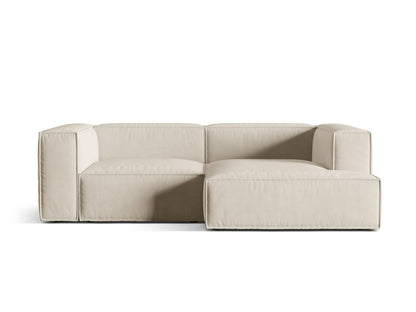 Nuria Modular Corner Sofa, 3 Seats, 252x147 cm — Beige / Right