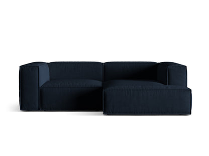 Nuria Modular Corner Sofa, 3 Seats, 252x147 cm — Dark Blue / Right