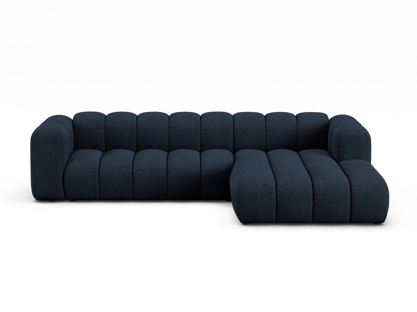 Lupine Modular Corner Sofa, 4 Seats — Dark Blue / Right