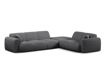Molino Corner Sofa, 6 Seats, 315x250 cm — Dark Grey / Right