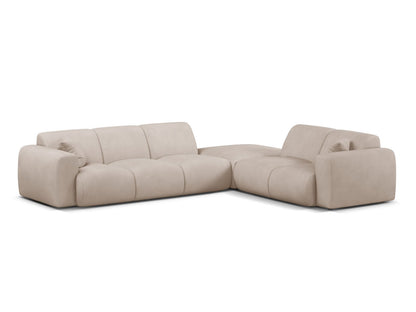 Molino Corner Sofa, 6 Seats, 315x250 cm — Beige / Right