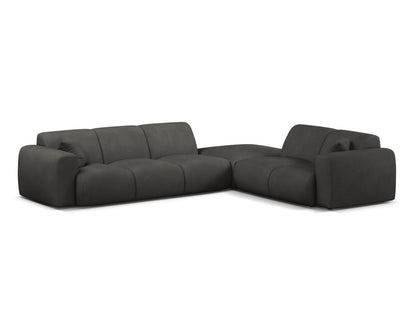 Molino Corner Sofa, 6 Seats, 315x250 cm — Dark Grey / Right
