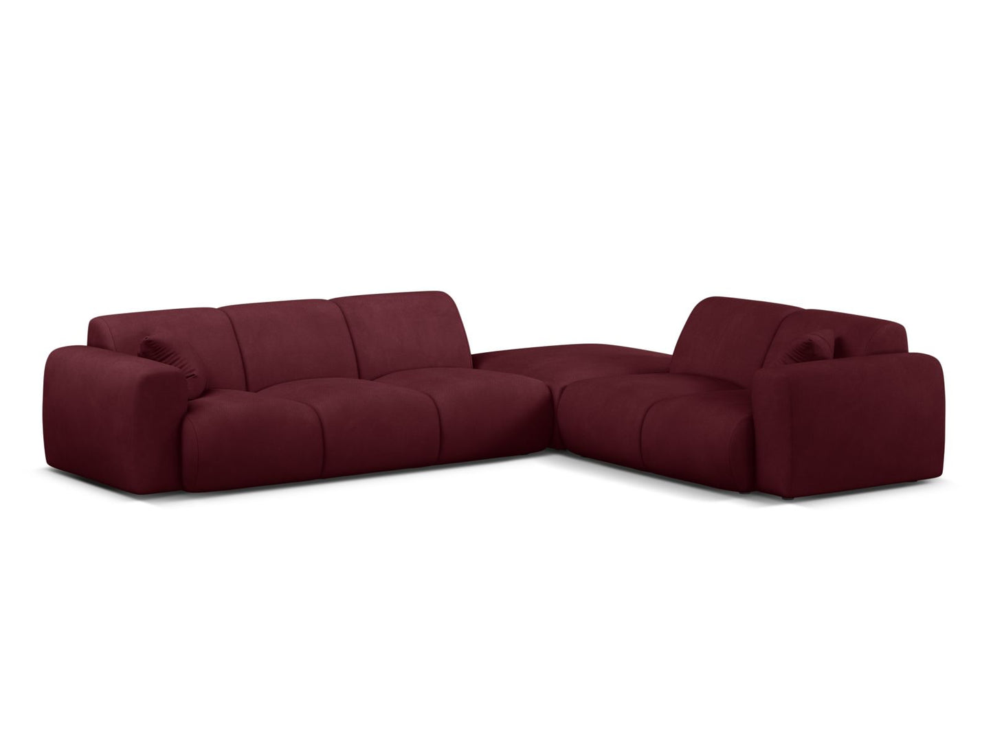 Molino Corner Sofa, 6 Seats, 315x250 cm — Bordeaux / Right