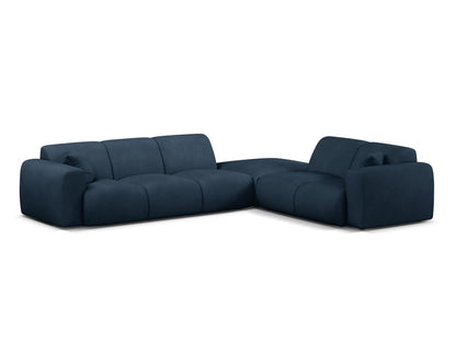 Molino Corner Sofa, 6 Seats, 315x250 cm — Royal Blue / Right