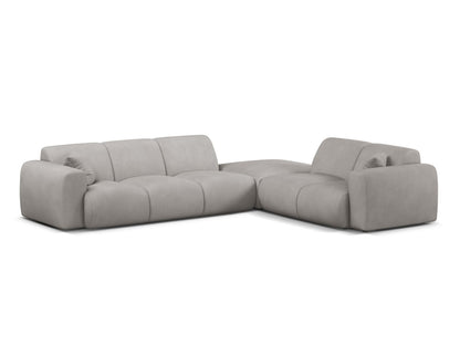 Molino Corner Sofa, 6 Seats, 315x250 cm — Light Grey / Right