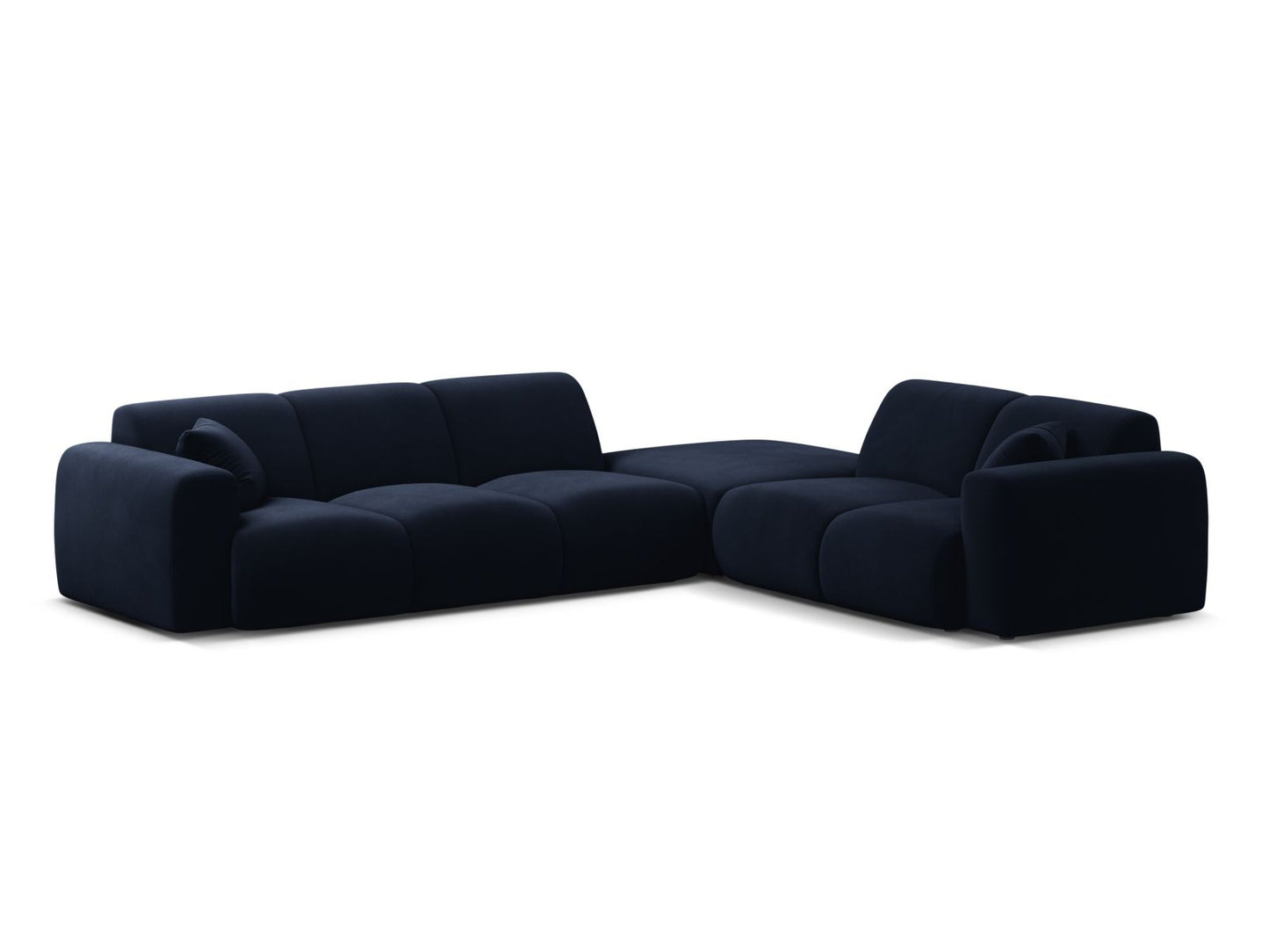 Molino Corner Sofa, 6 Seats, 315x250 cm — Royal Blue / Right