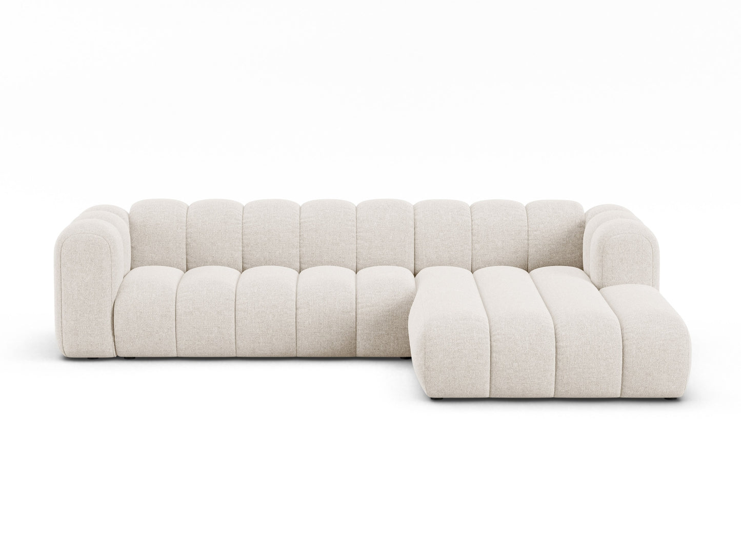 Lupine Modular Corner Sofa, 4 Seats — Light Beige / Right
