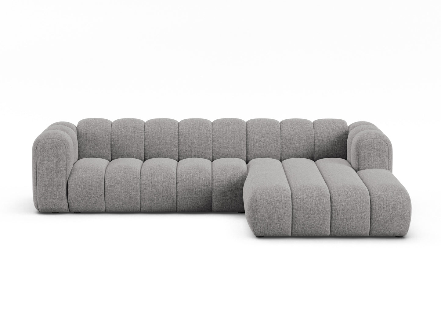 Lupine Modular Corner Sofa, 4 Seats — Light Grey / Right